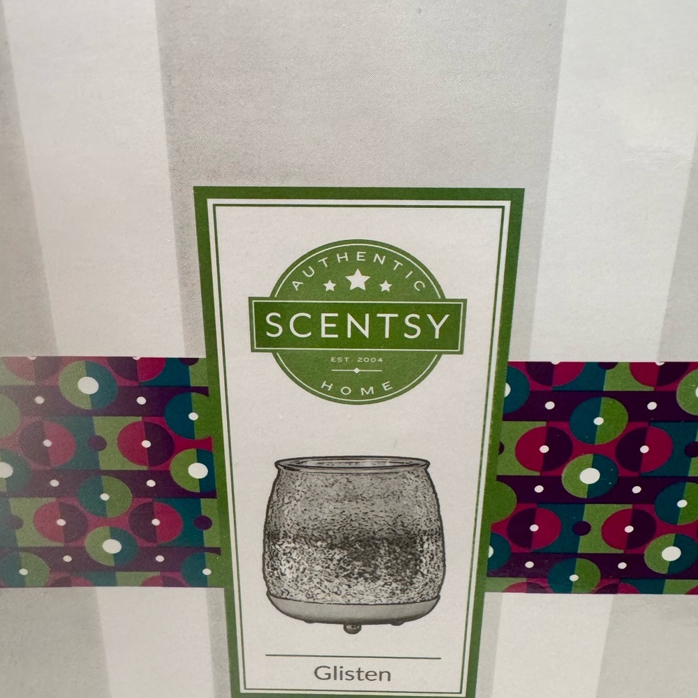 Scentsy Glisten Silver wax warmer